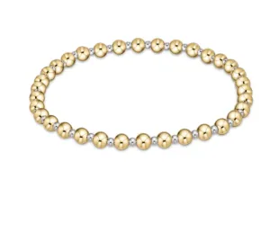 ENewton Extends Classic Grateful Pattern Bracelet 4mm