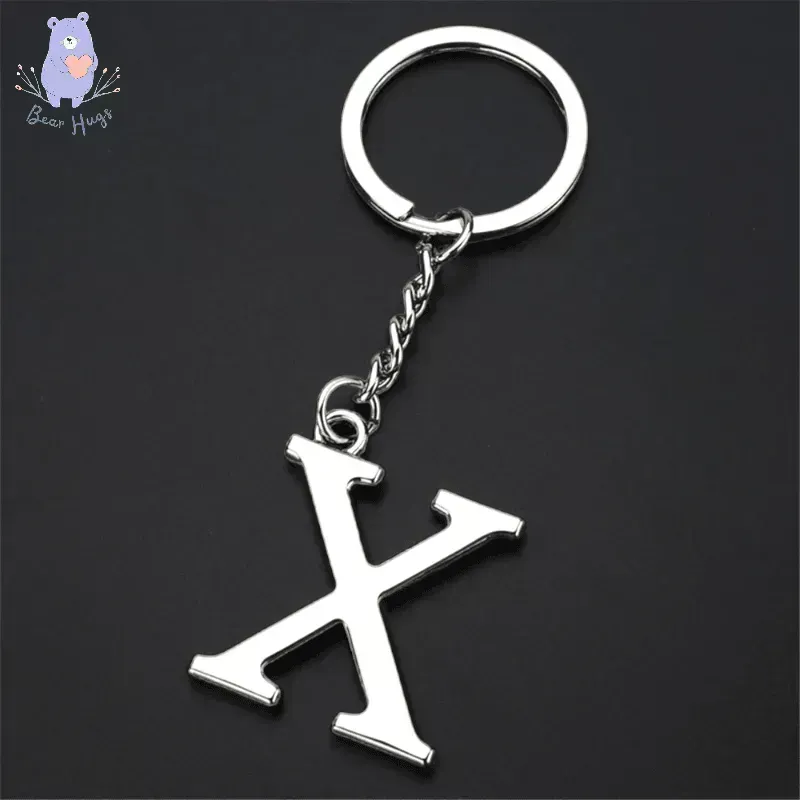 English Letters Keychain A to Z
