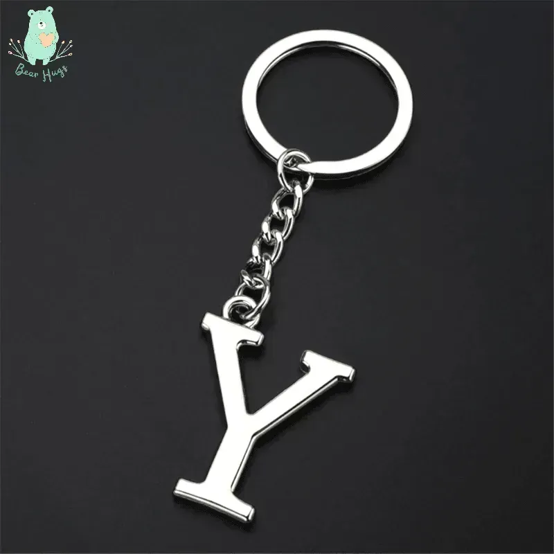 English Letters Keychain A to Z