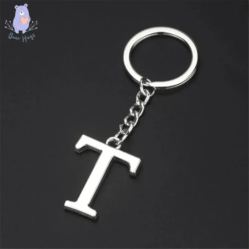English Letters Keychain A to Z