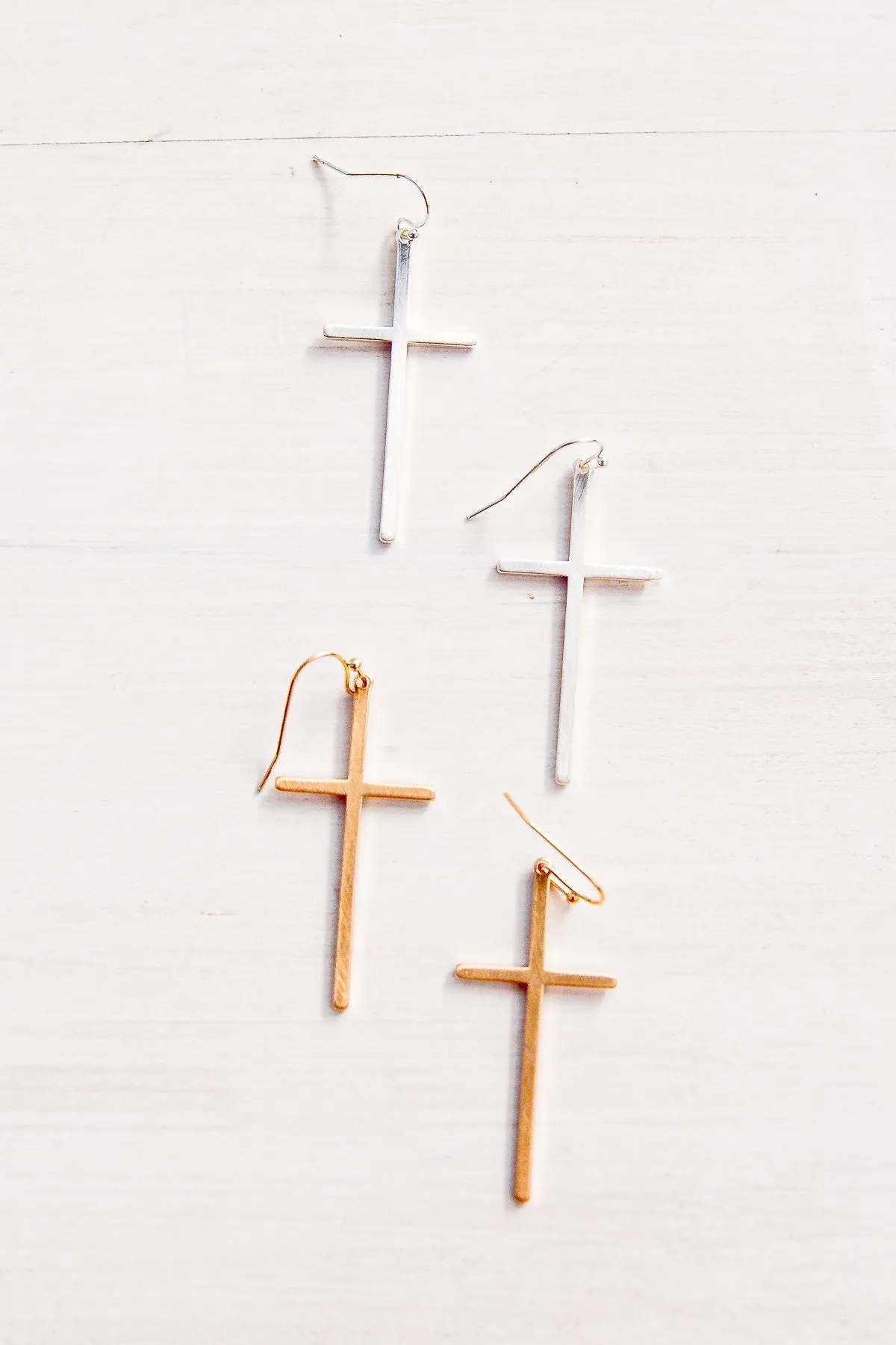 Faithful Path Earrings In Silver