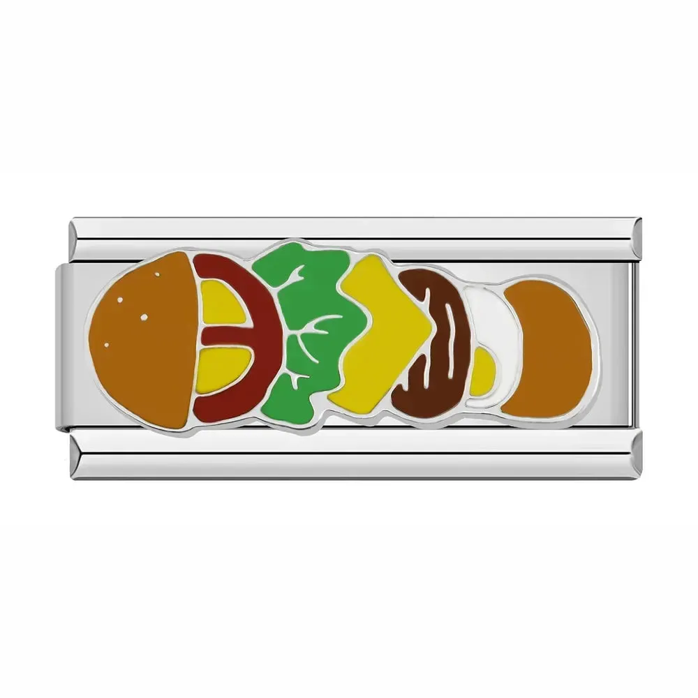 Fashionable Food Hamburger Ice Cream Bracelet