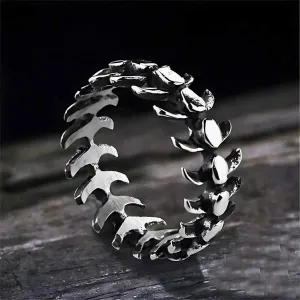 Fishbone Ring