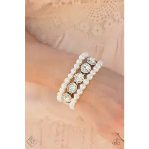 Flawlessly Flattering - White Bracelet