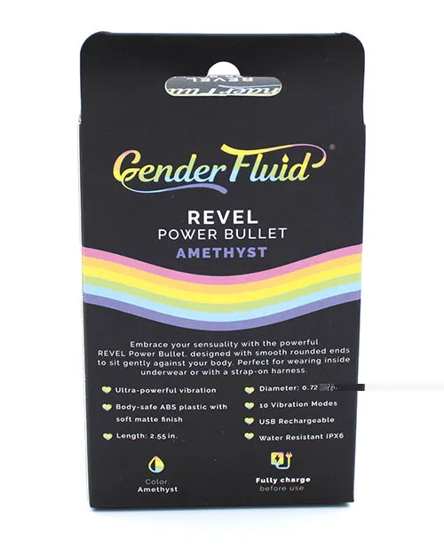 Gender Fluid Revel Power Bullet - Purple