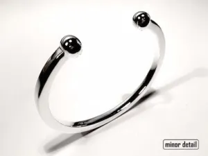 Gents Sterling Silver Cuff
