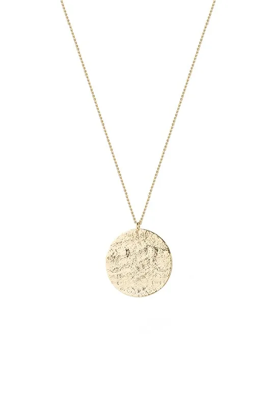 Gold Circle Necklace