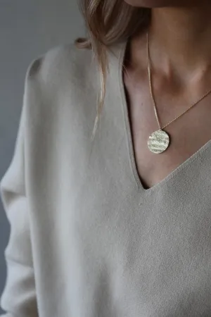Gold Circle Necklace