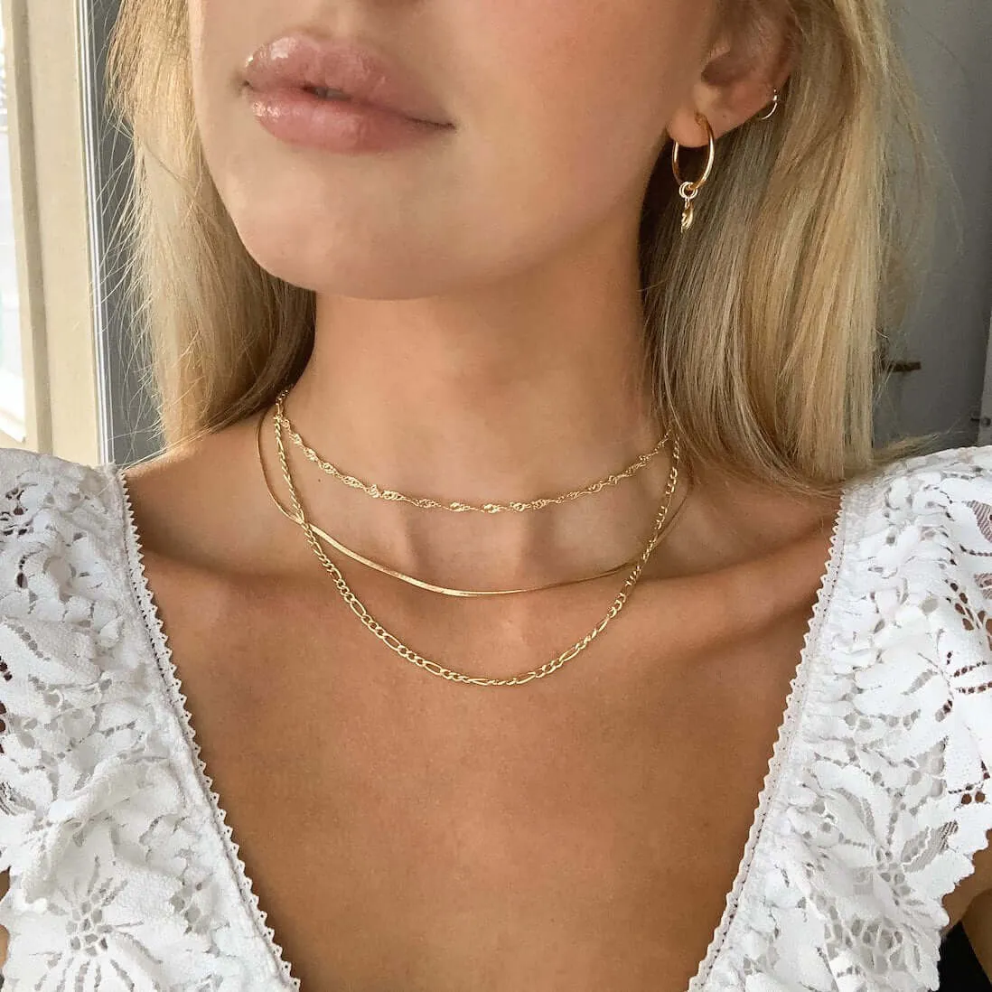 Gold Vermeil Figaro Necklace