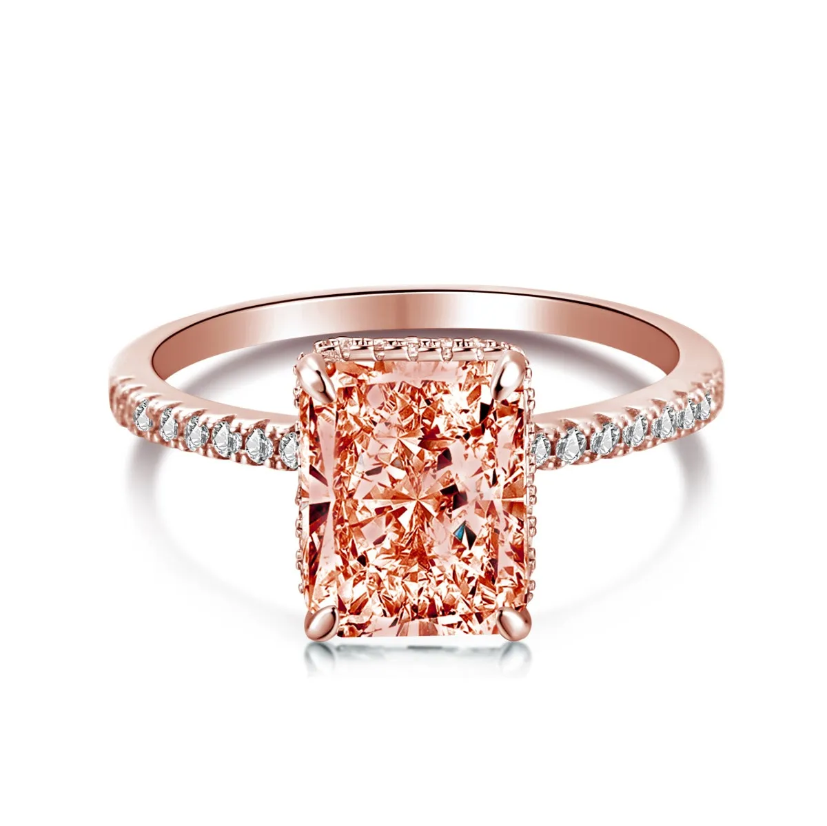 [Goodv]4.0 Carat Luxurious Engagement Ring