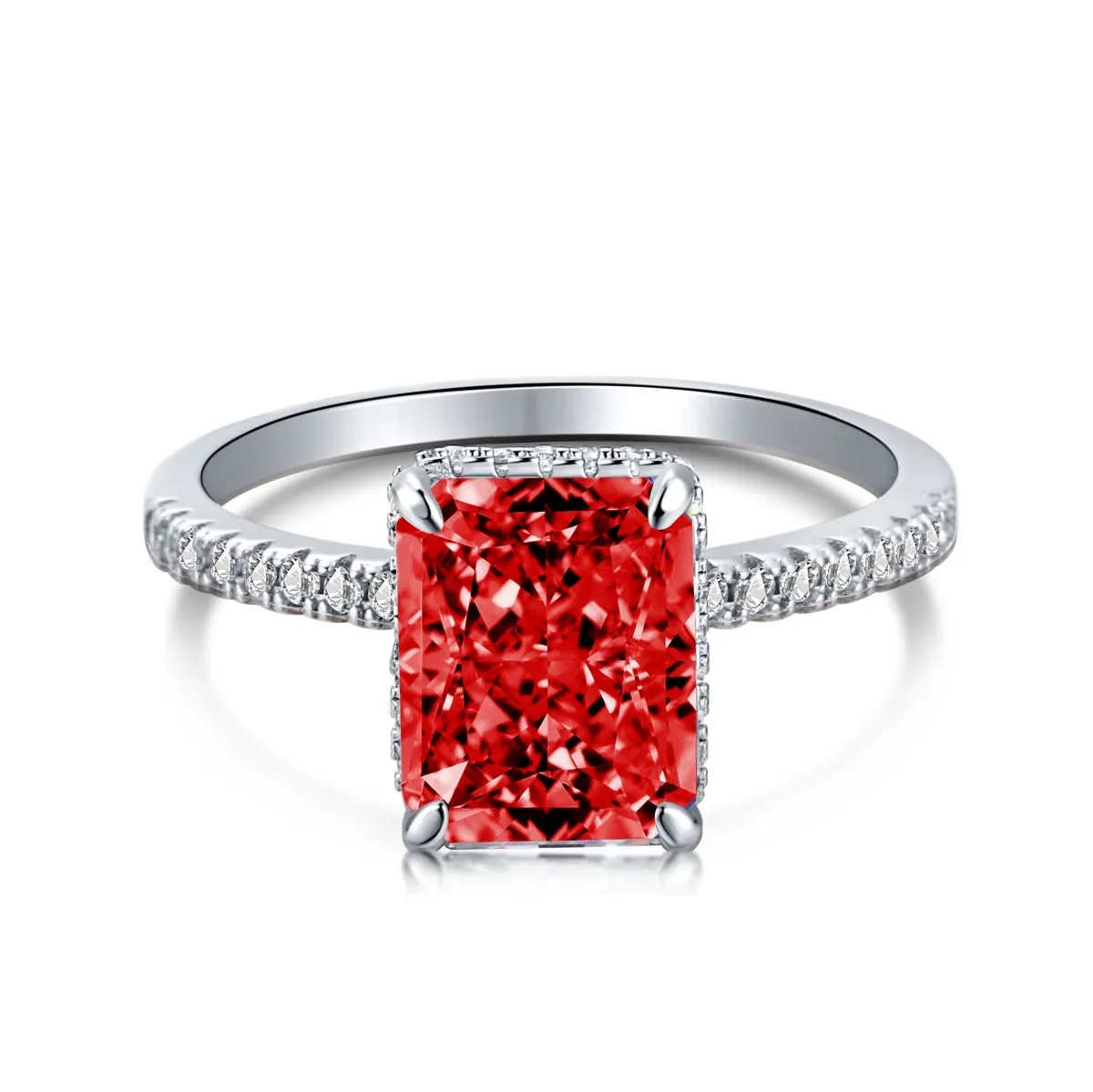 [Goodv]4.0 Carat Luxurious Engagement Ring