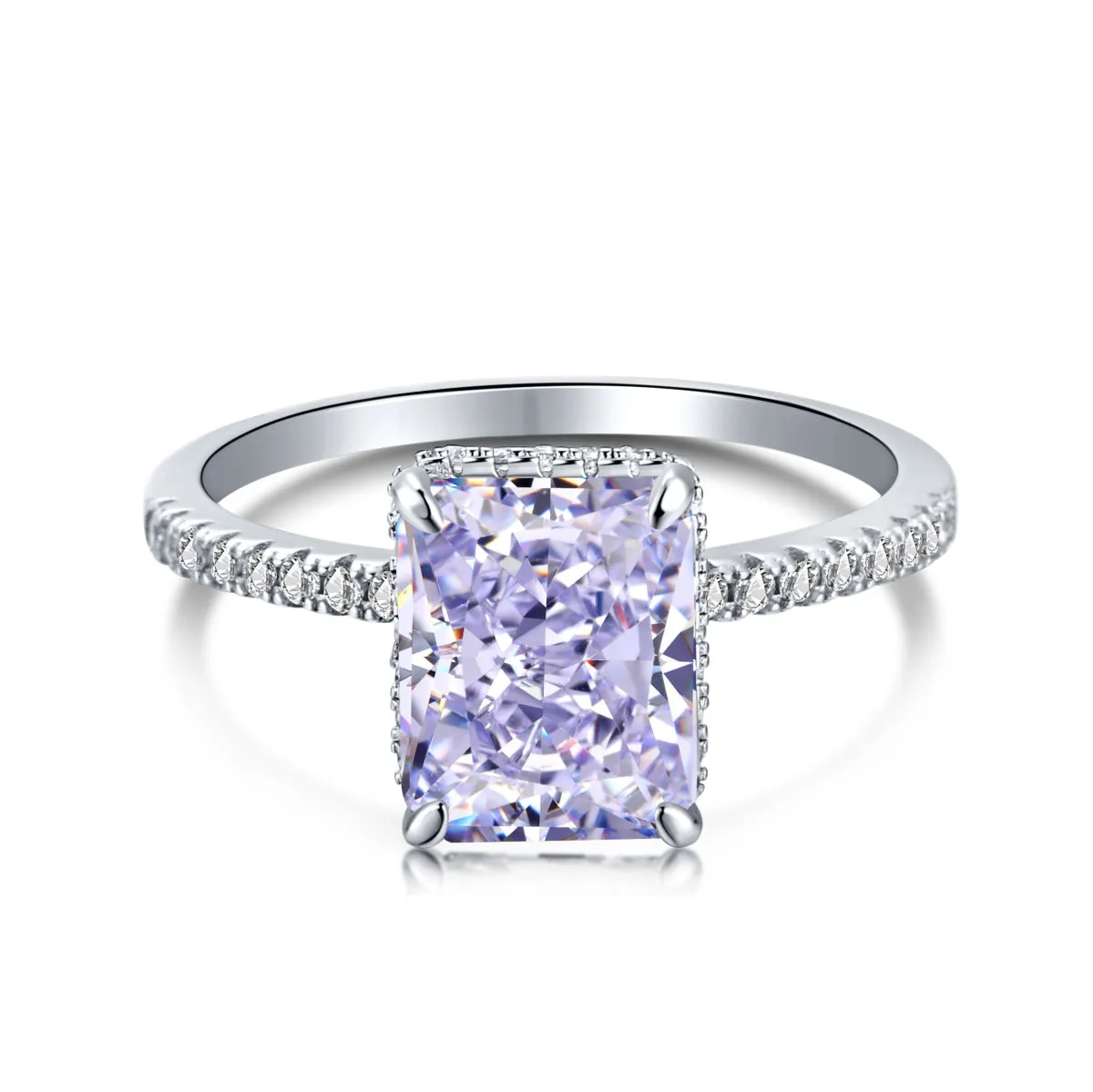 [Goodv]4.0 Carat Luxurious Engagement Ring
