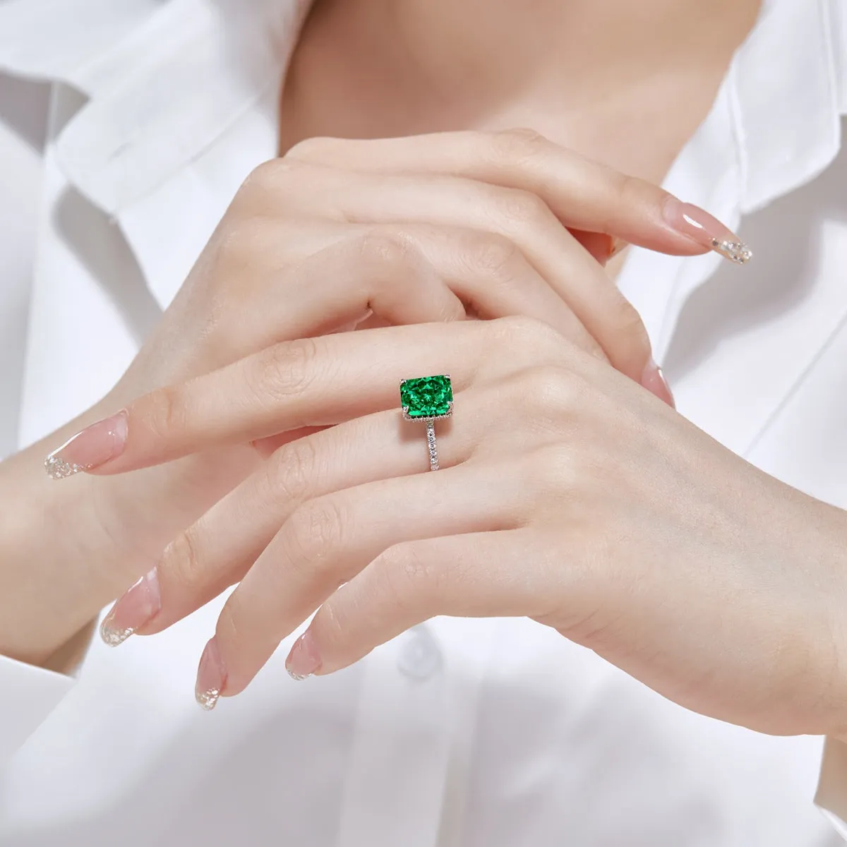 [Goodv]4.0 Carat Luxurious Engagement Ring