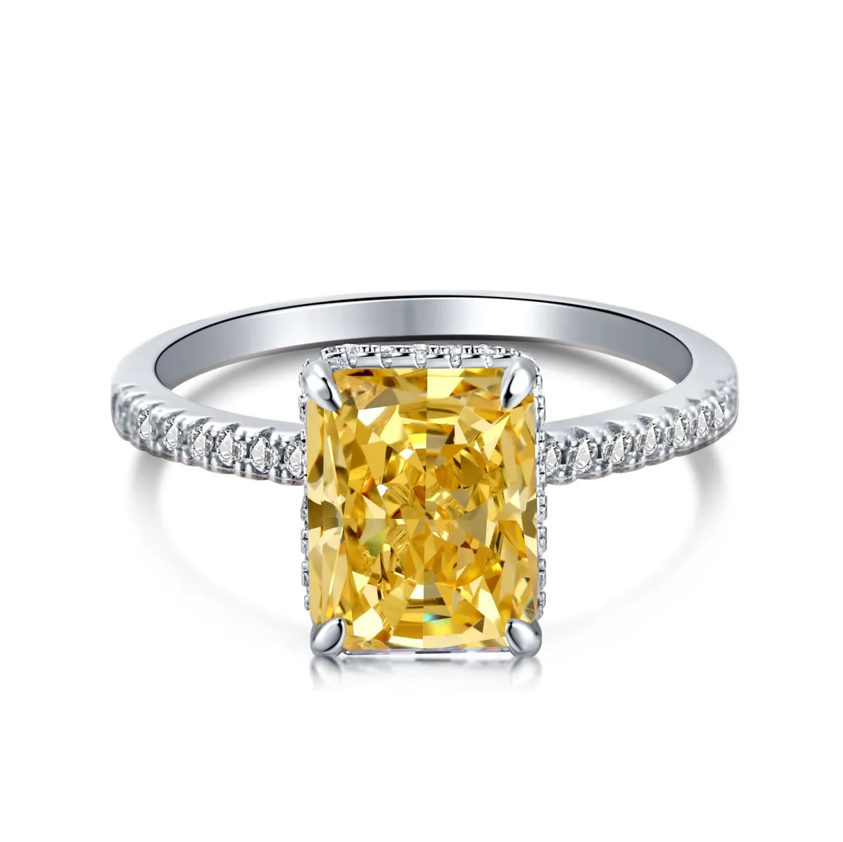 [Goodv]4.0 Carat Luxurious Engagement Ring