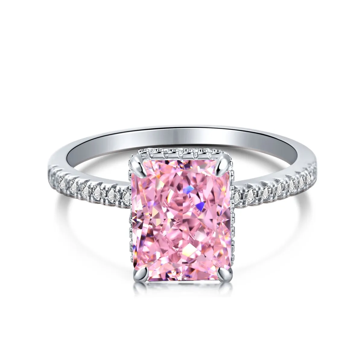 [Goodv]4.0 Carat Luxurious Engagement Ring