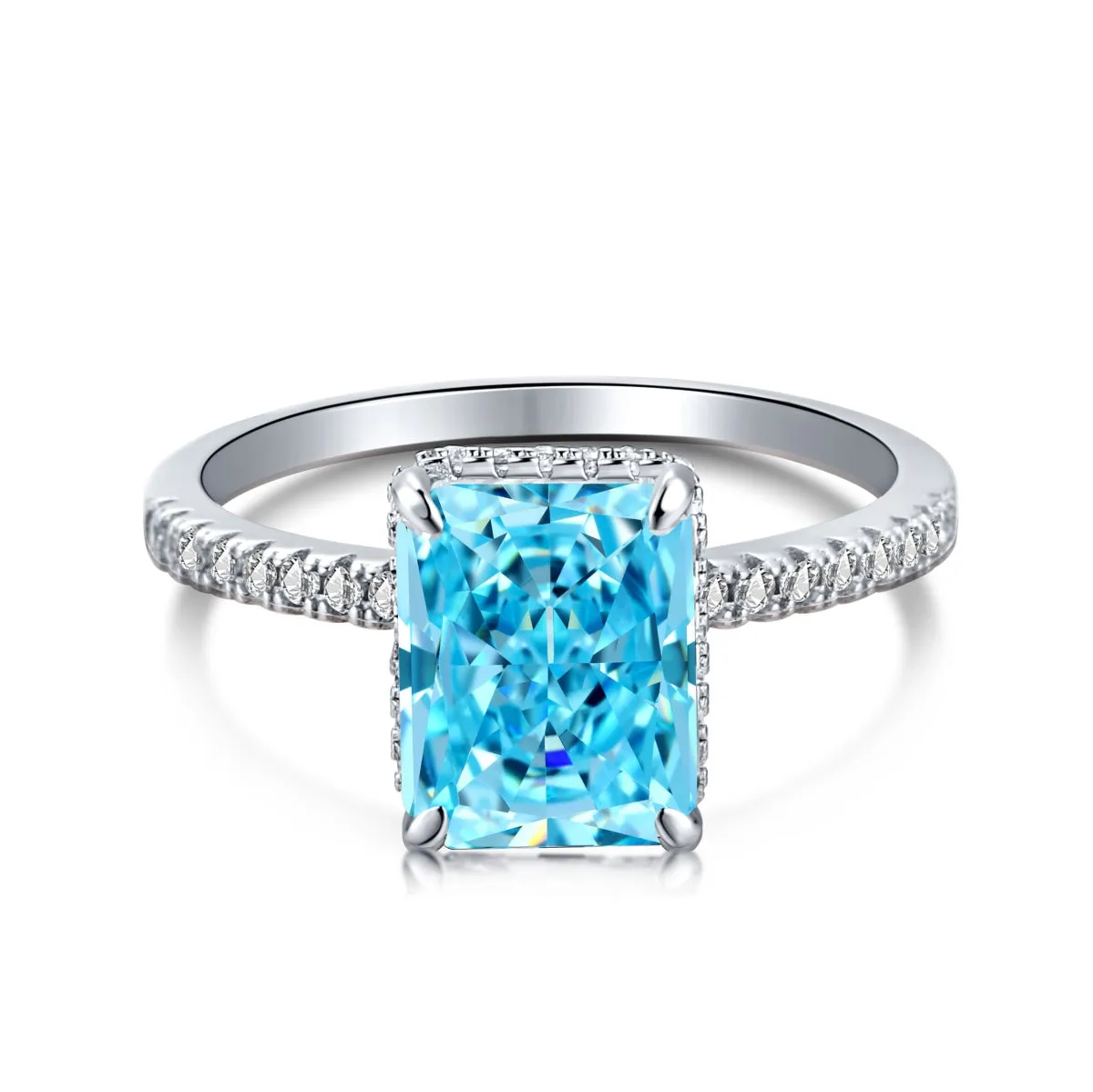 [Goodv]4.0 Carat Luxurious Engagement Ring