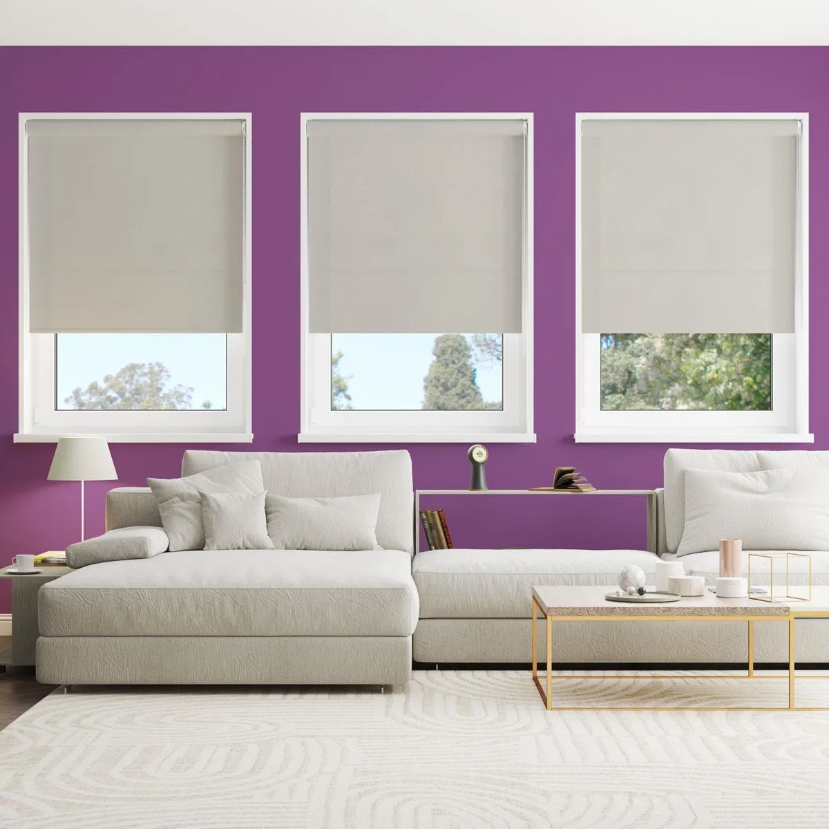 Henlow Sand Dim Out Made to Measure Roller Blind