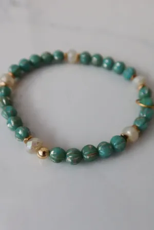 ID Green/White Bracelet