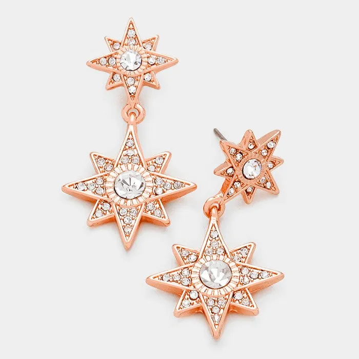 iLLASPARKZ Crystal Stardust Earrings