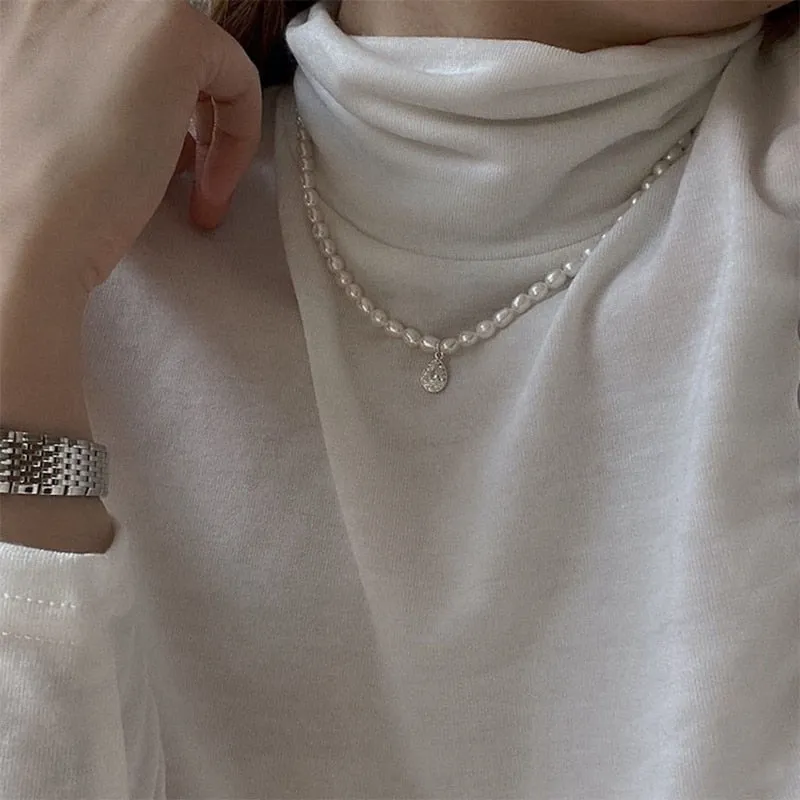 Japan Elegant Freshwater Pearl Choker For Women Girls