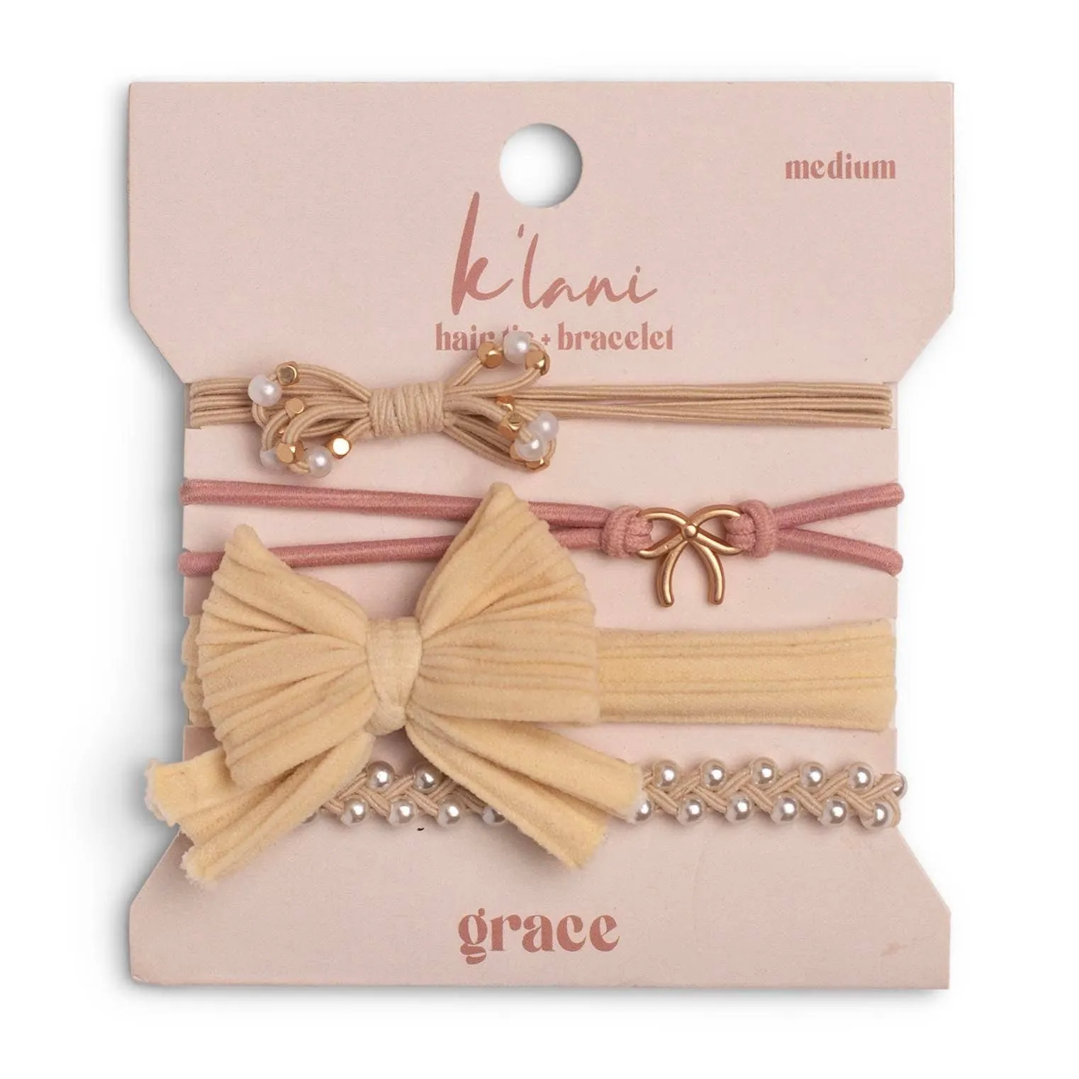 K'Lani | Hair Tie Bracelets - Grace