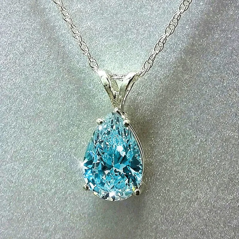 Ladies Teardrop Necklaces | Womens Jewelry Necklaces