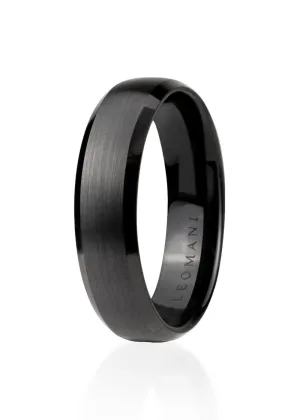 Liuw Ring in Black Ceramic