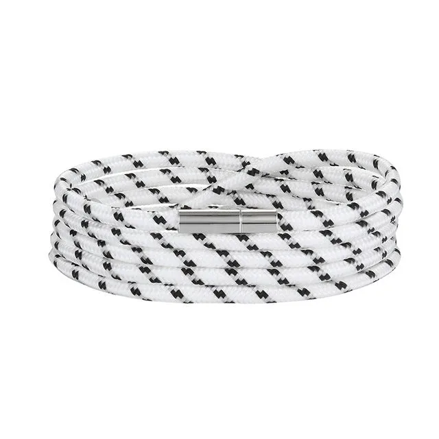 LIVVY 2018 Wholesale Black Bracelet Bohemian Rope Channel Jewelry Leather Bracelet Punk Casual Men's Jewelry