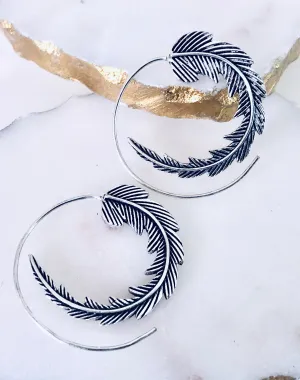 Loop Feather Earrings