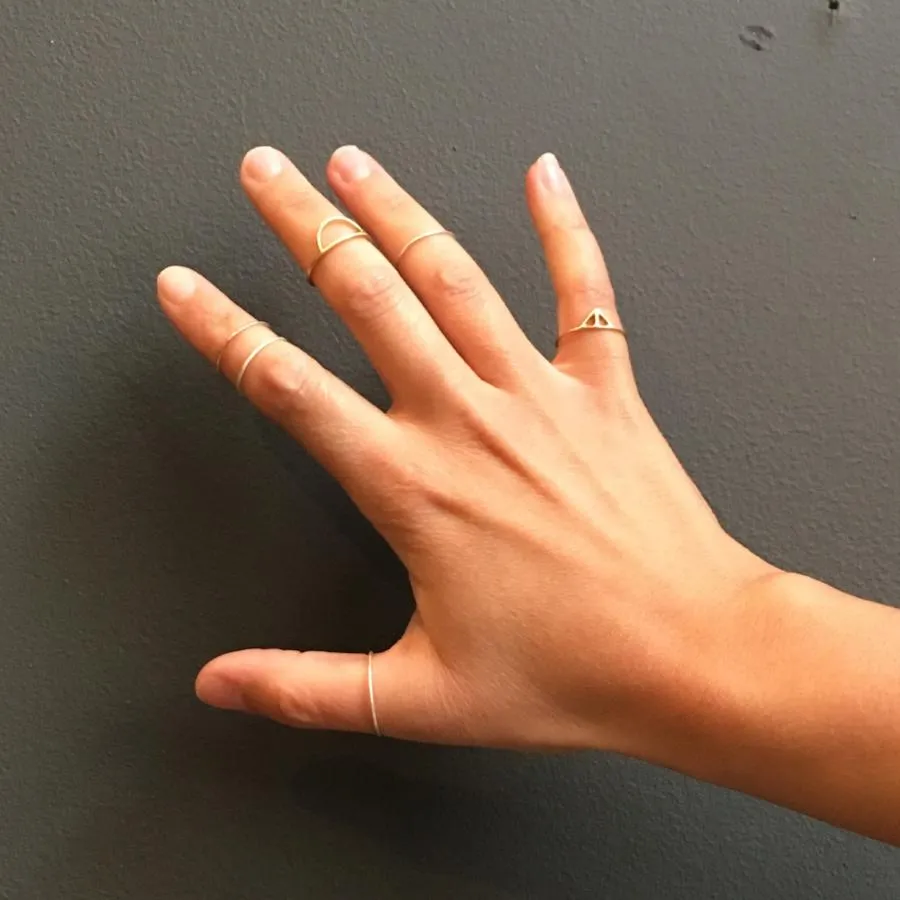 Loop Thin Ring Brass