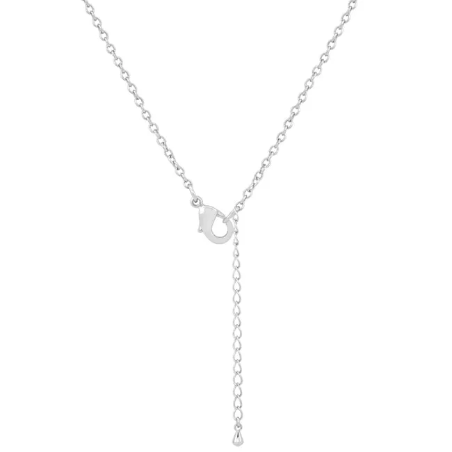 LOVCIA Elegant Amethyst Center Stone Necklace