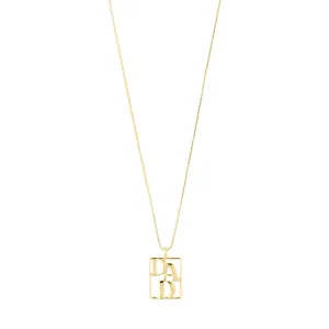 LOVE TAG, DAD necklace gold-plated
