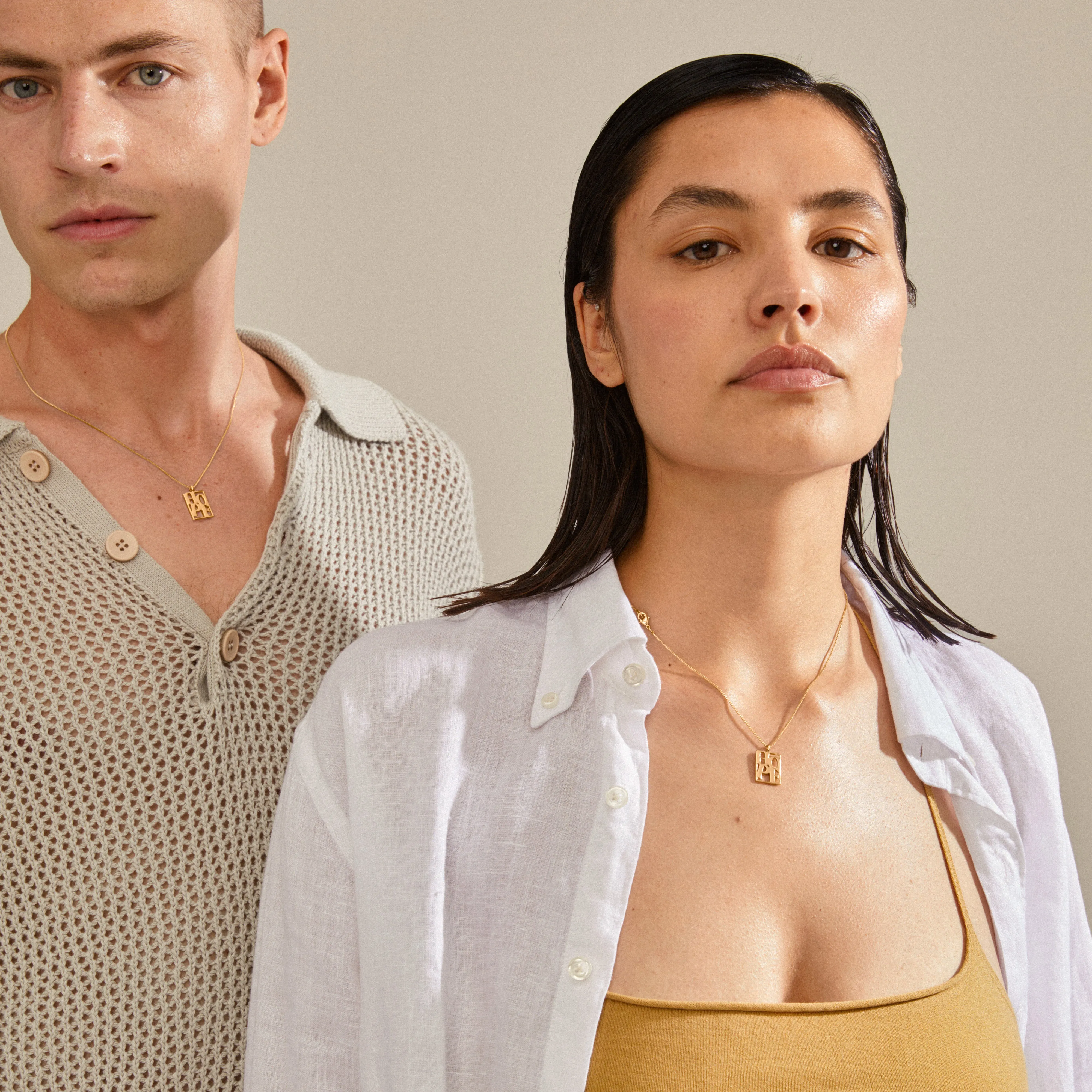LOVE TAG, HOPE necklace gold-plated