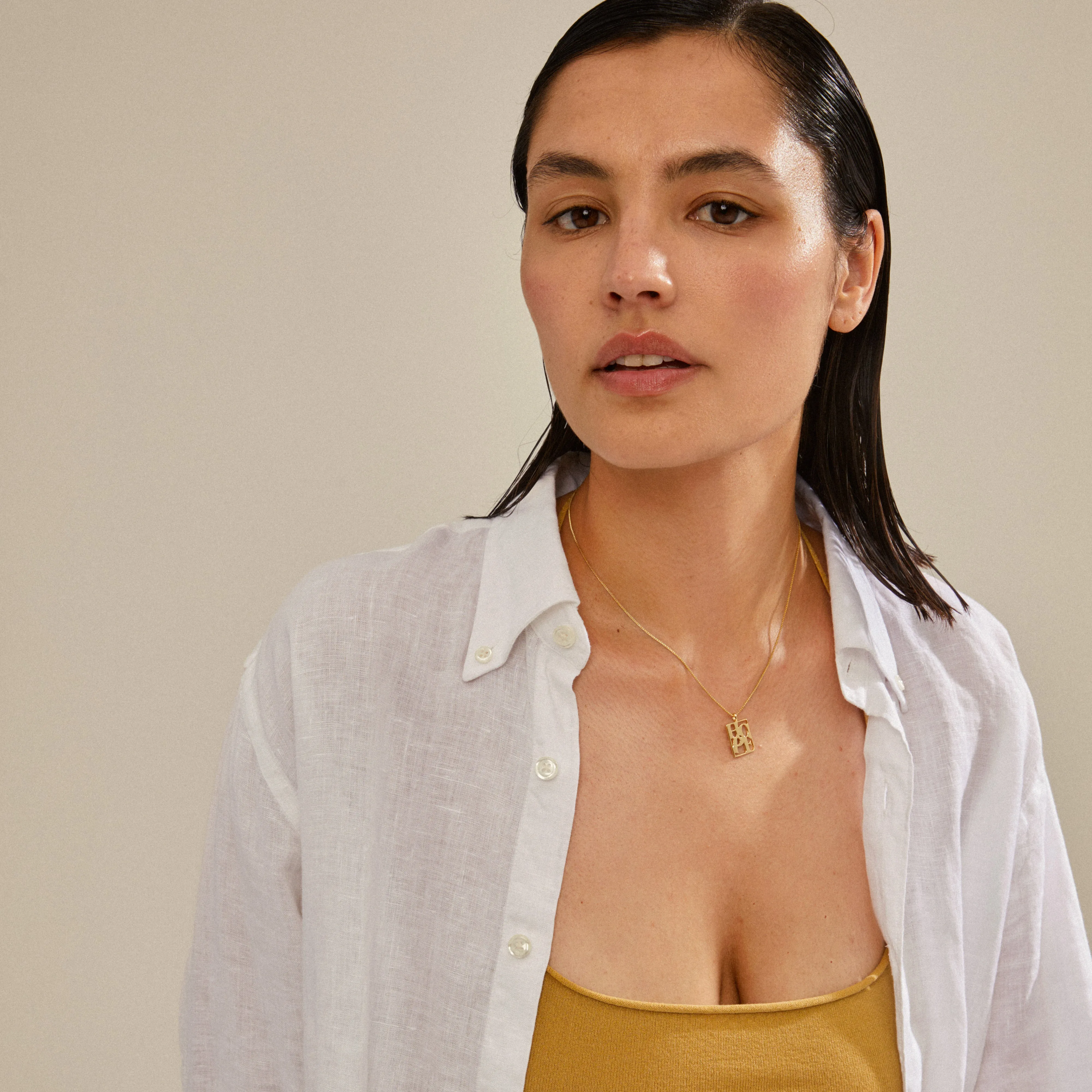 LOVE TAG, HOPE necklace gold-plated