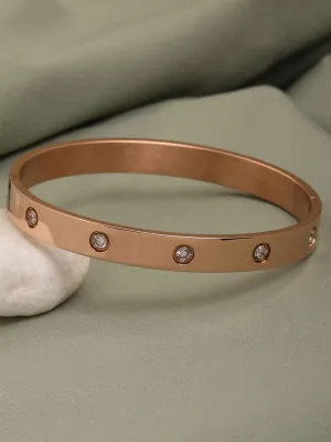 Luxe Rose Gold Diamond Bracelets