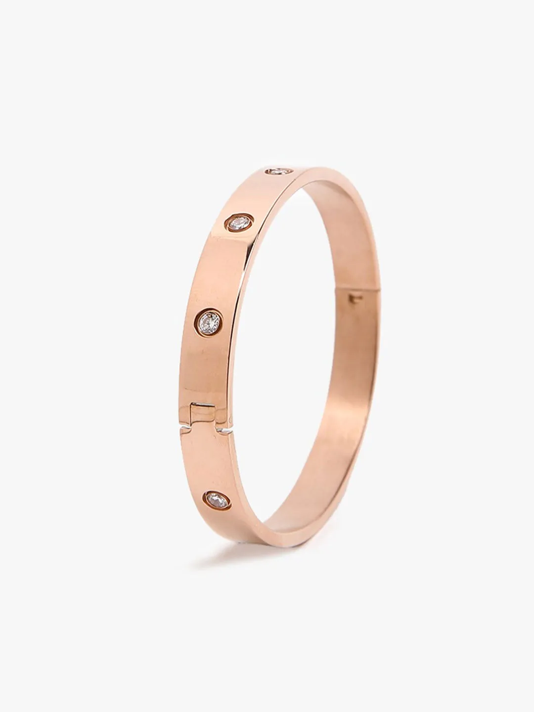 Luxe Rose Gold Diamond Bracelets