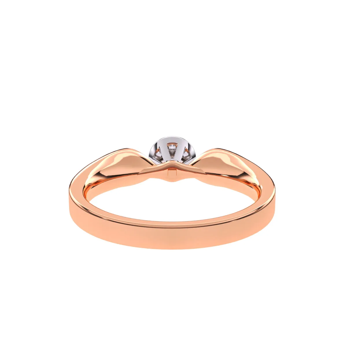 Luxurious Round Diamond Cluster Wedding Ring