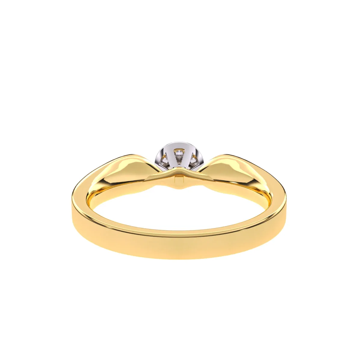 Luxurious Round Diamond Cluster Wedding Ring