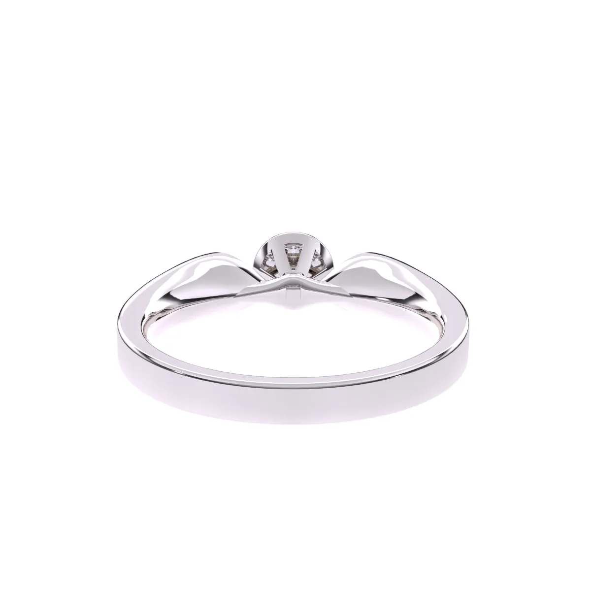 Luxurious Round Diamond Cluster Wedding Ring