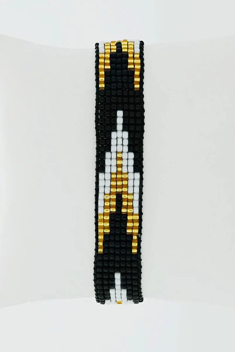 Madden Chunky Beaded Drawstring Bracelet
