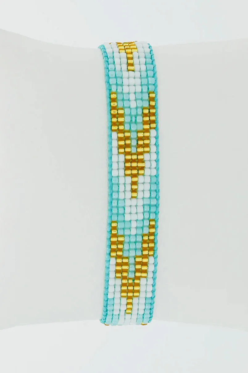 Madden Chunky Beaded Drawstring Bracelet