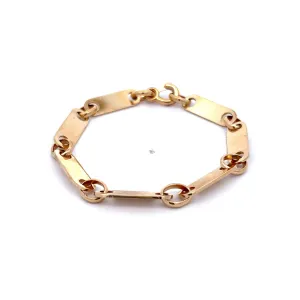 Mariner Link Chain Bracelet in 14k Yellow Gold