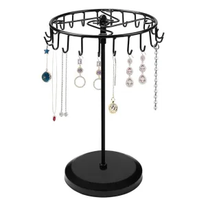Metal Rotating Jewelry Organizer Stand