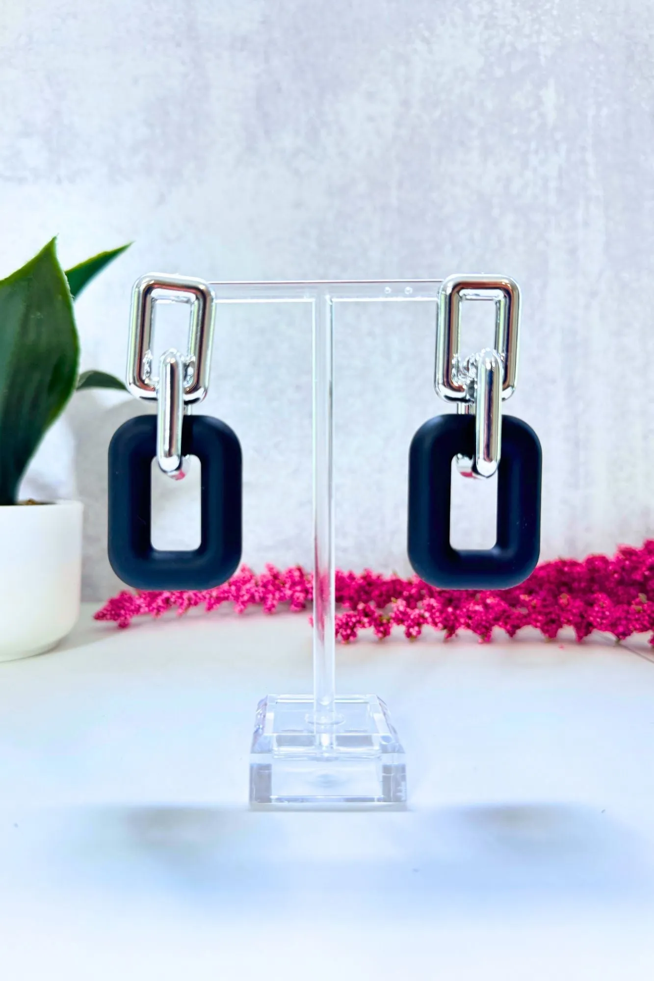 Metro Chic Drop Earrings