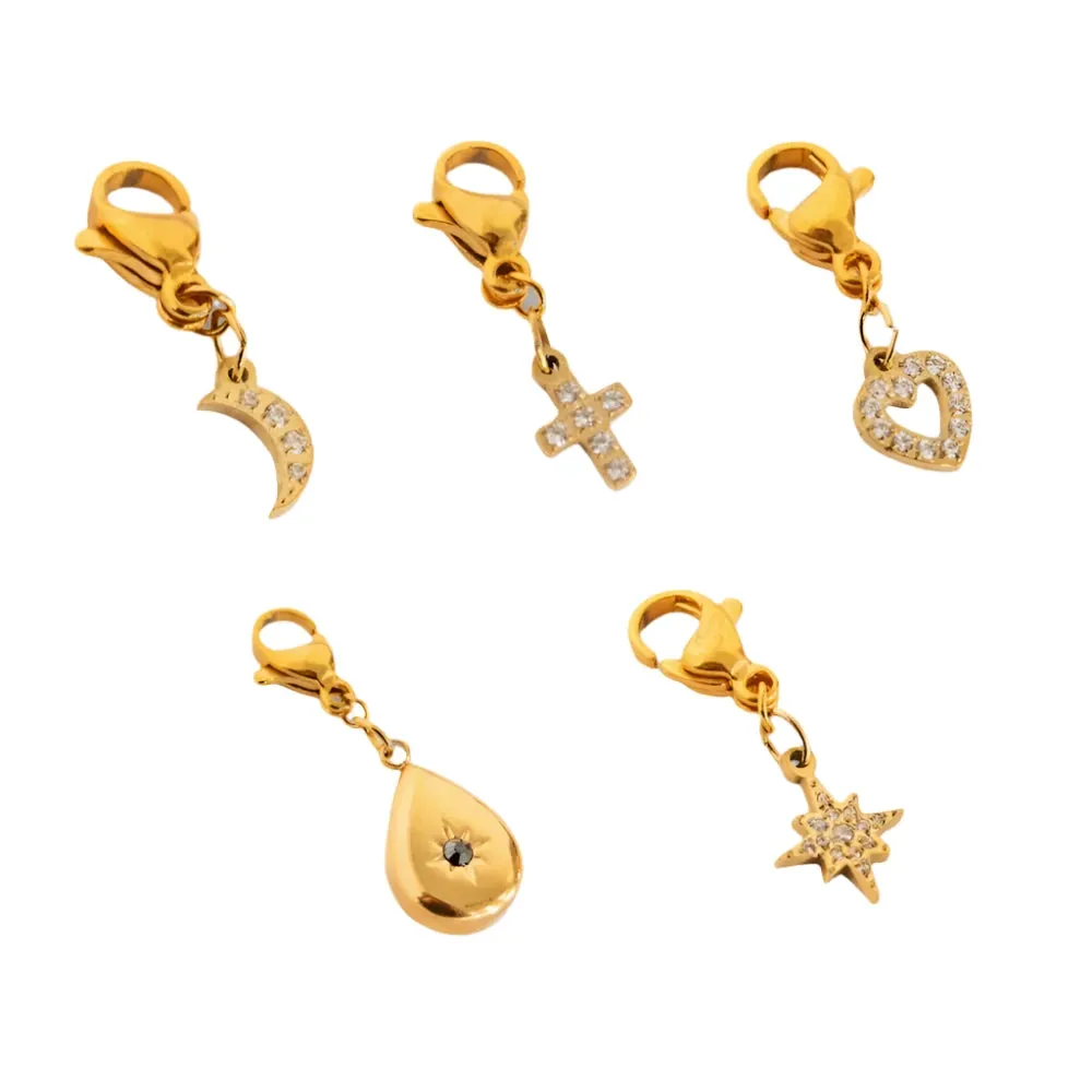 Mini Diamond Charms | 5 Styles