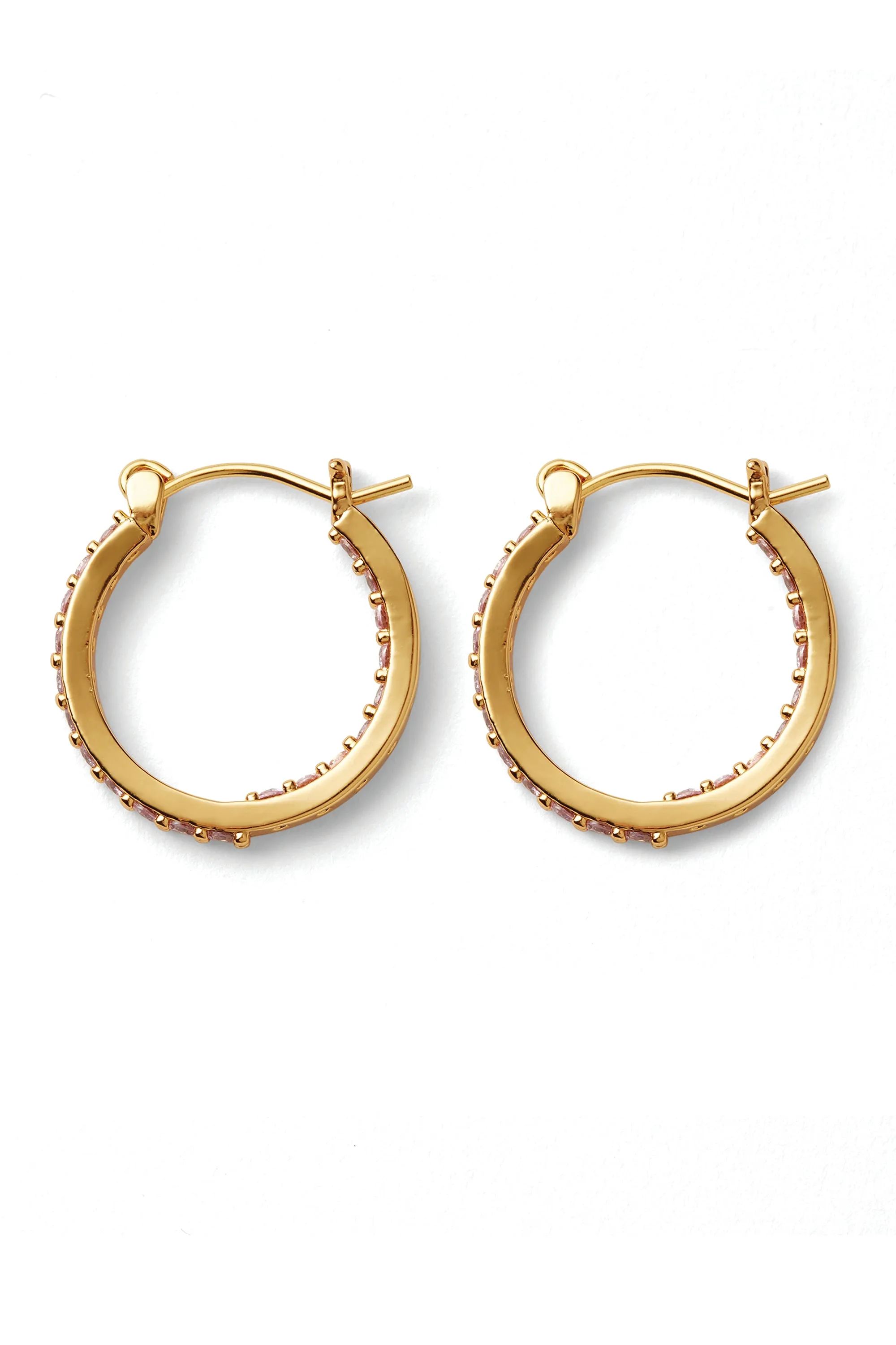 Mini Serena Hoops - Bubblegum pink