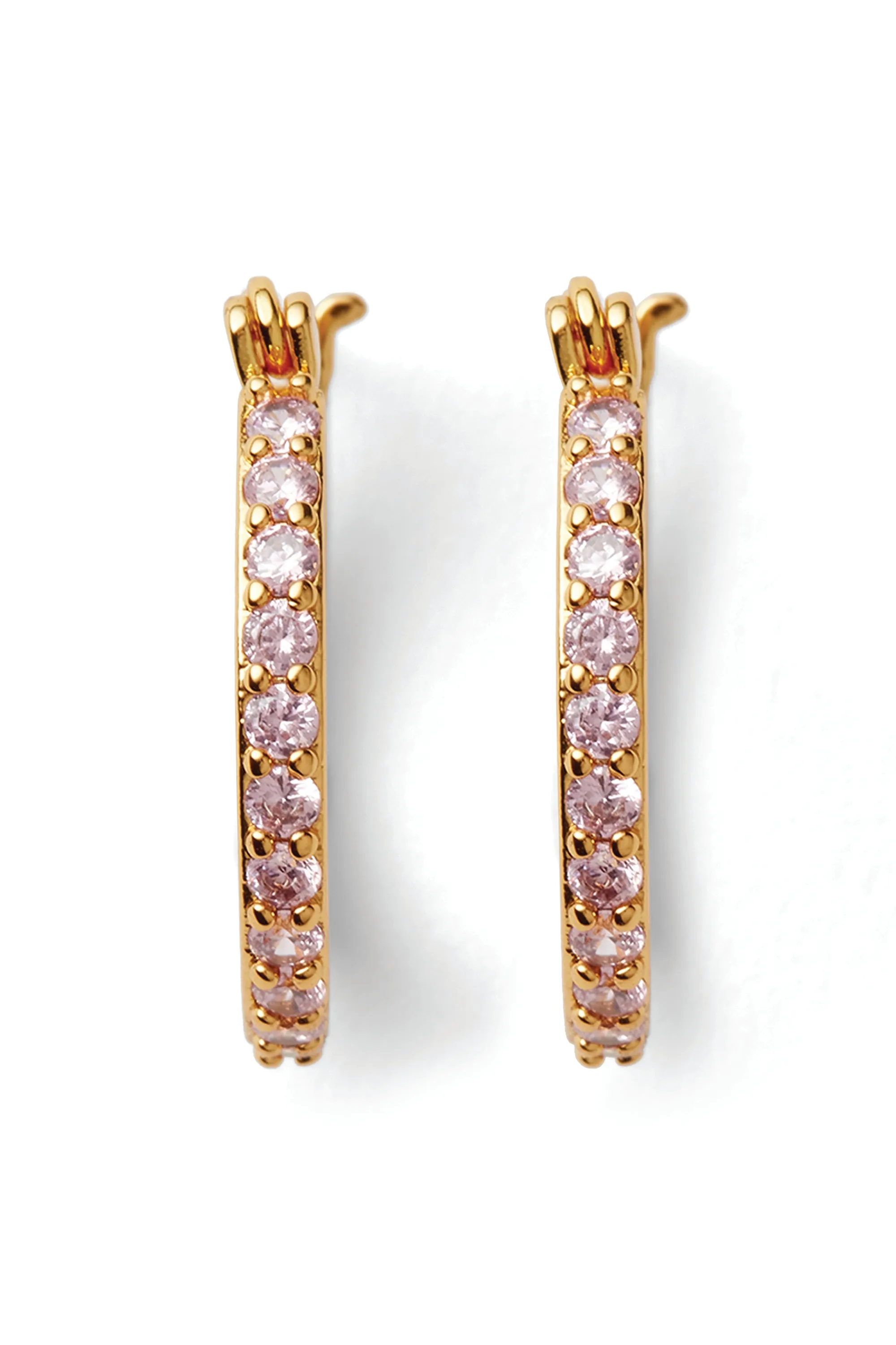 Mini Serena Hoops - Bubblegum pink