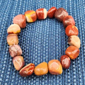 Mookaite Tumbled Stone Bracelet