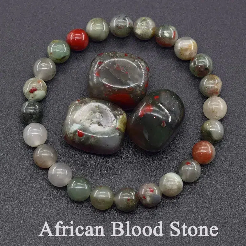 Natural Gemstone Stretch Bracelets - 37 Materials, 210mm