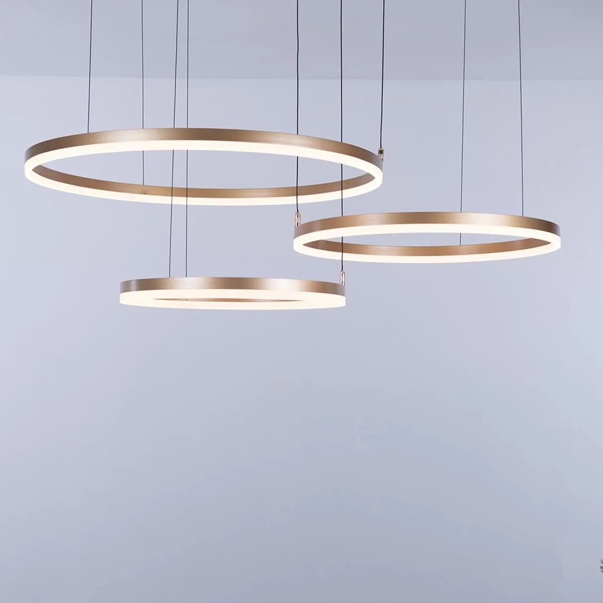Nordic Rings Ceiling Light  • Gold